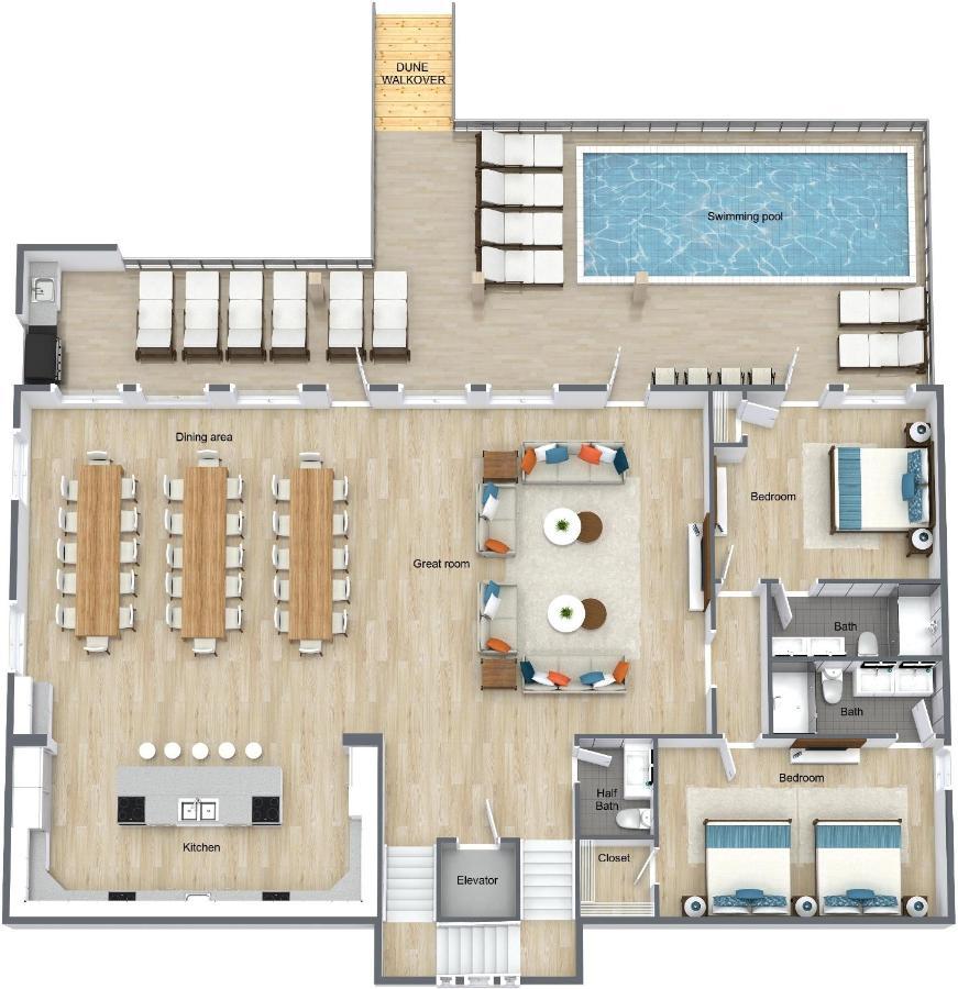 The Pearl Gulf Front W-Prvt Heated Pool, 12 Bdrm -12,5Bath Alvacationrentals Gulf Shores Bagian luar foto